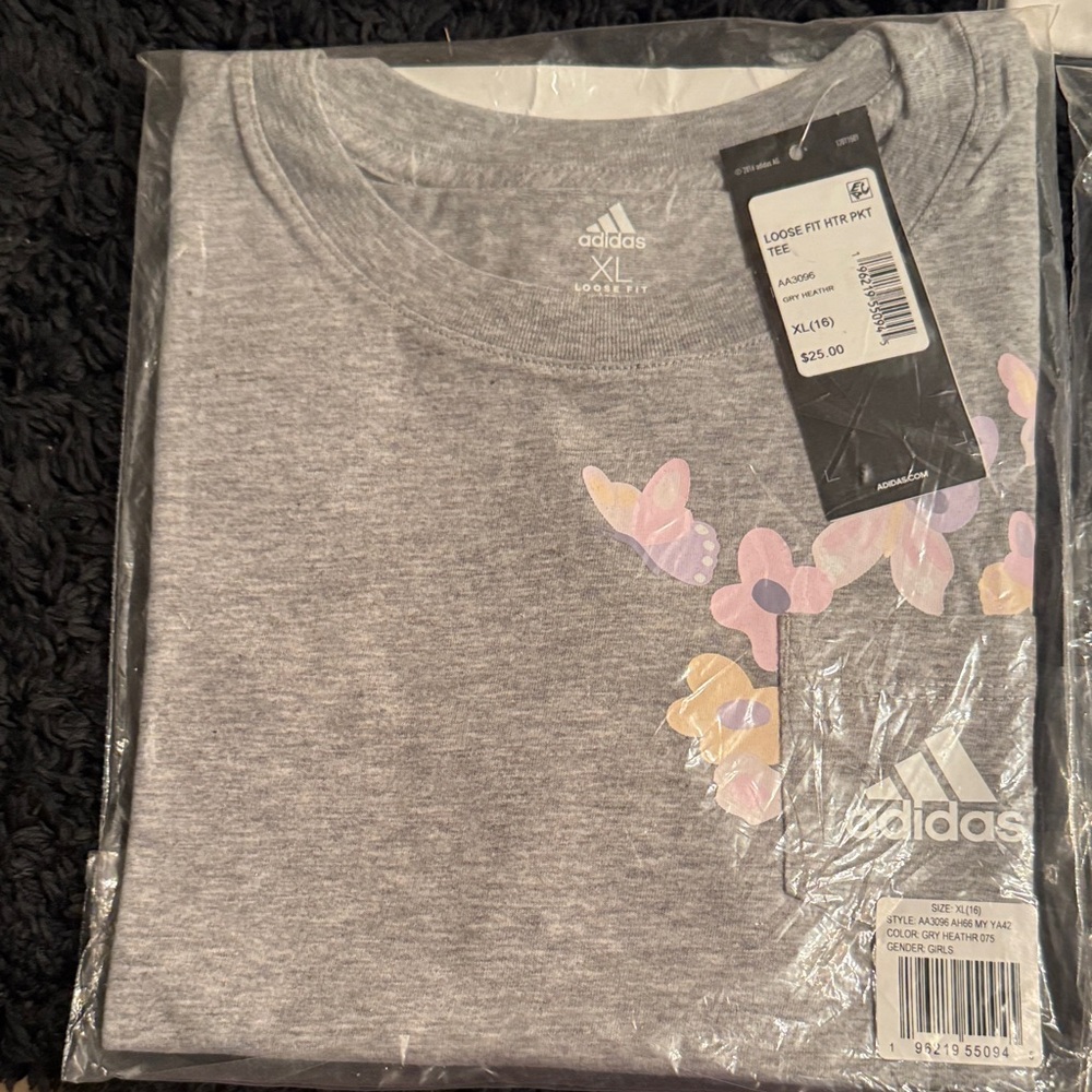 Tommy Hilfiger Blue and White Tie-Dye Tee